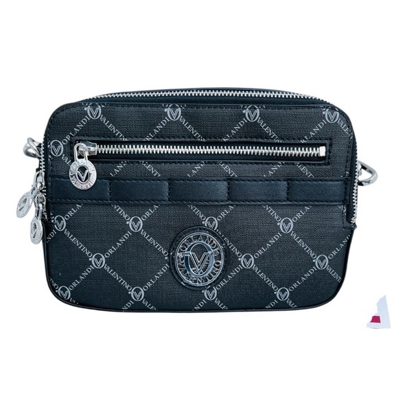 Valentino Orlandi Black and Silver Camera Bag - Picture 3 of 5